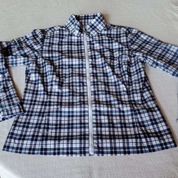 Izod Golf Full Zippered Lined with Pockets and Adjustable Sleeves Sz L Jacket - Picture 1 of 11